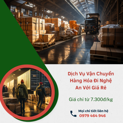 Chành xe vận chuyển hàng hóa đi về Nghệ An